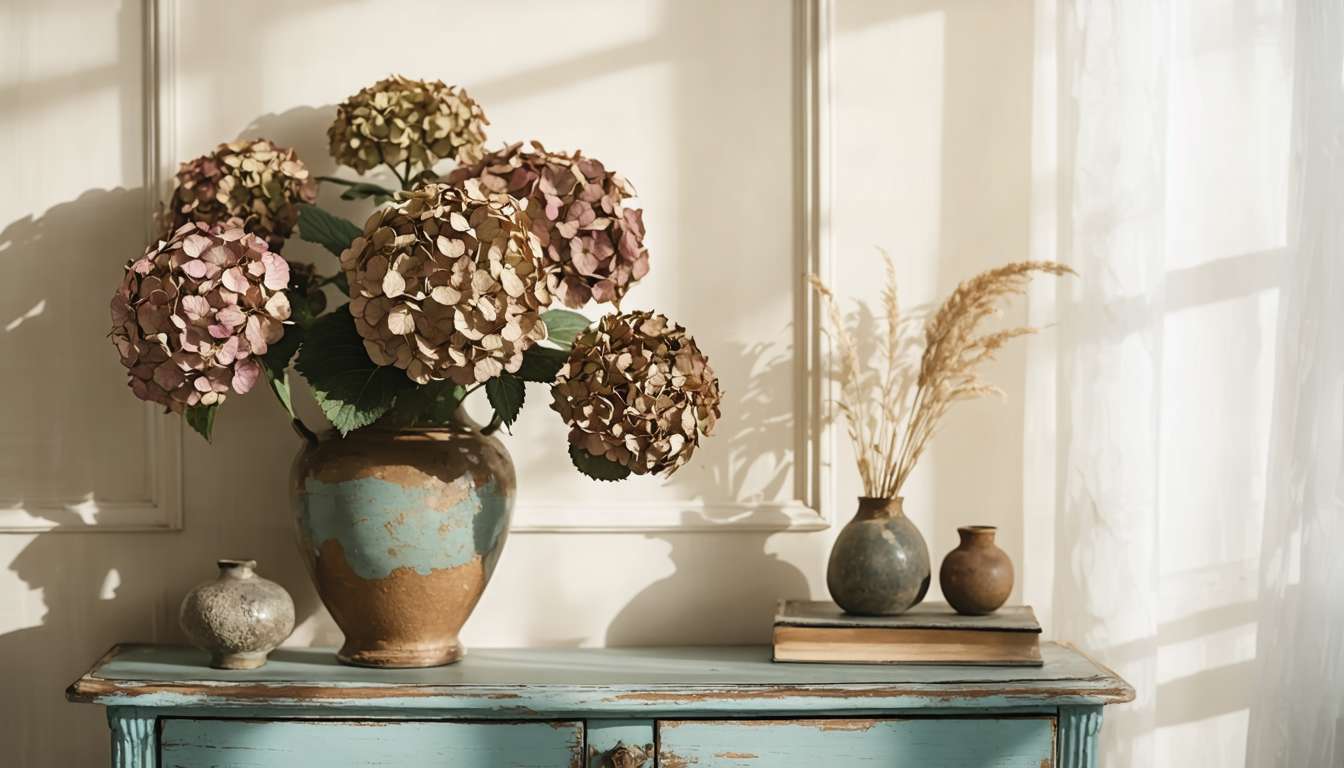 découvrez des astuces simples et efficaces pour prolonger la durée de vie de vos fleurs d'hortensia en vase et conserver leur beauté plus longtemps.