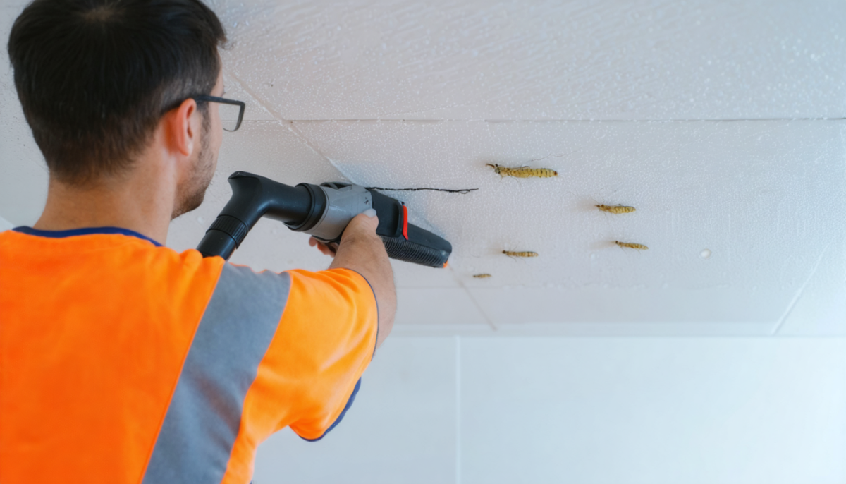découvrez l'origine des larves de mites au plafond et apprenez les méthodes efficaces pour les identifier et les éliminer durablement de votre intérieur.