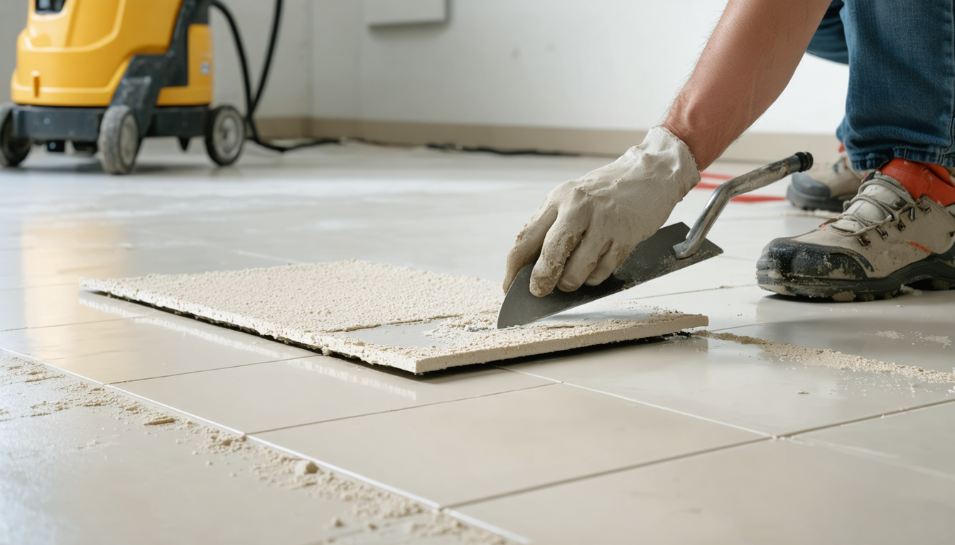 découvrez comment réussir la pose de votre carrelage avec une colle d'épaisseur idéale de 2 cm pour une fixation optimale et durable.