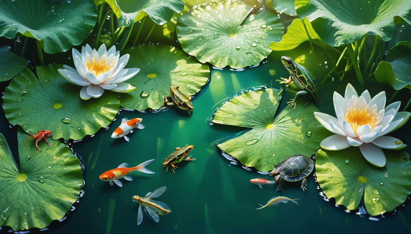 découvrez les relations fascinantes entre nénuphars et créatures aquatiques, et explorez leur rôle essentiel dans l'écosystème aquatique.