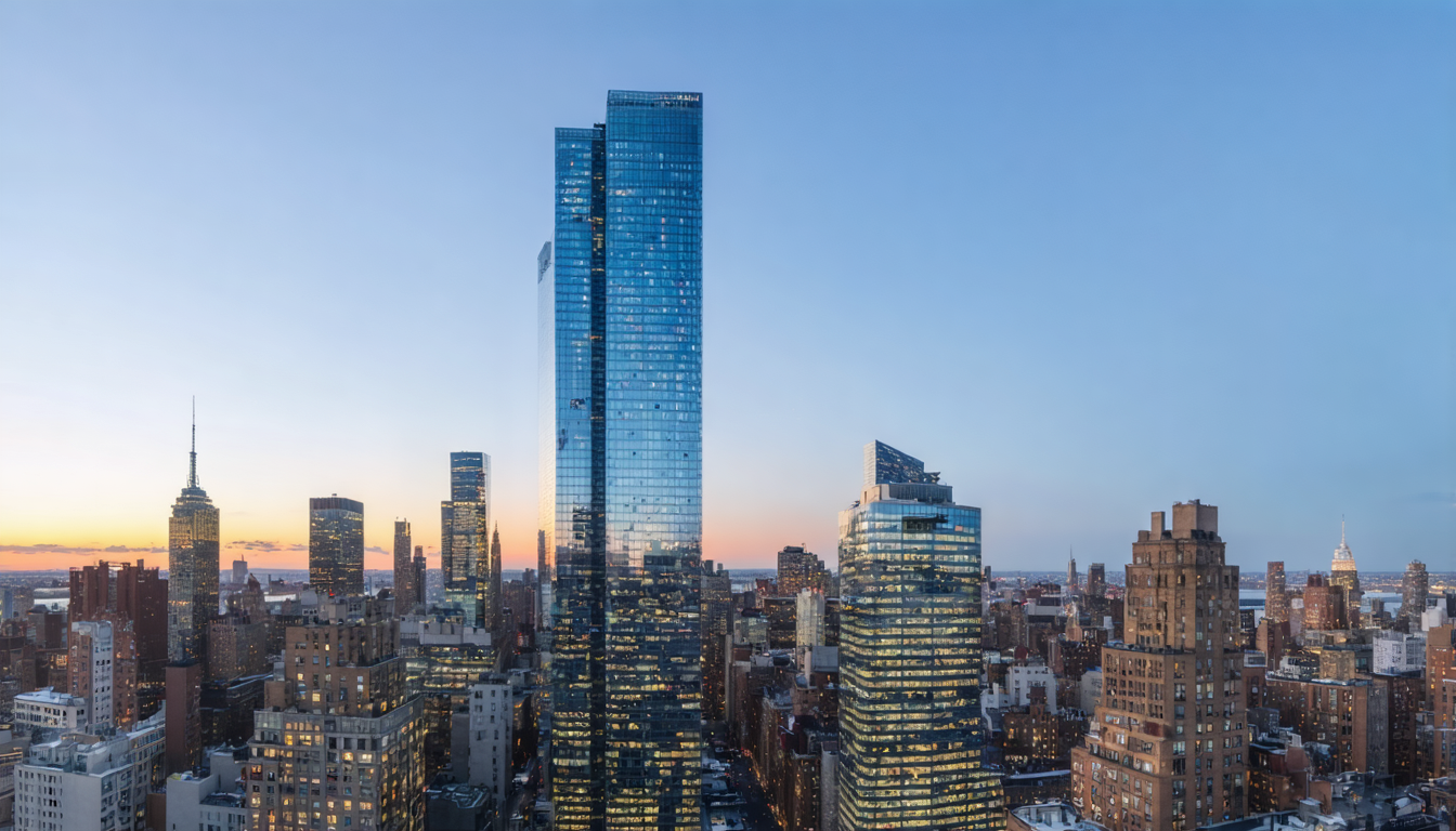 découvrez park avenue à manhattan et explorez le plus haut gratte-ciel résidentiel du monde, une prouesse architecturale offrant des vues imprenables et un style de vie unique.