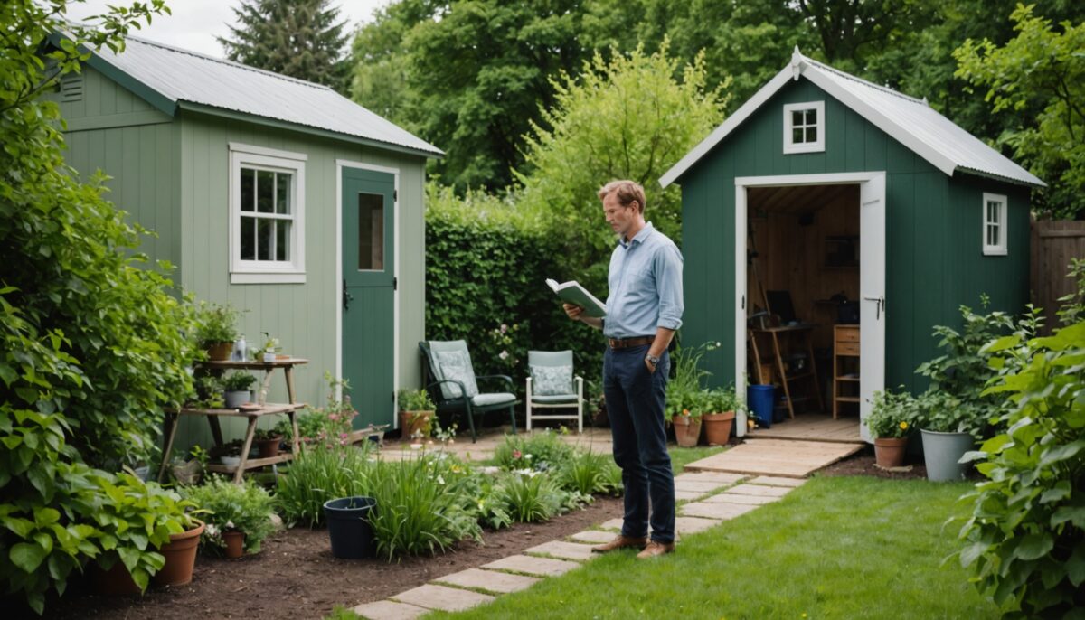 Peut-on installer deux abris de jardin de 5 m² sans demander d'autorisation ?