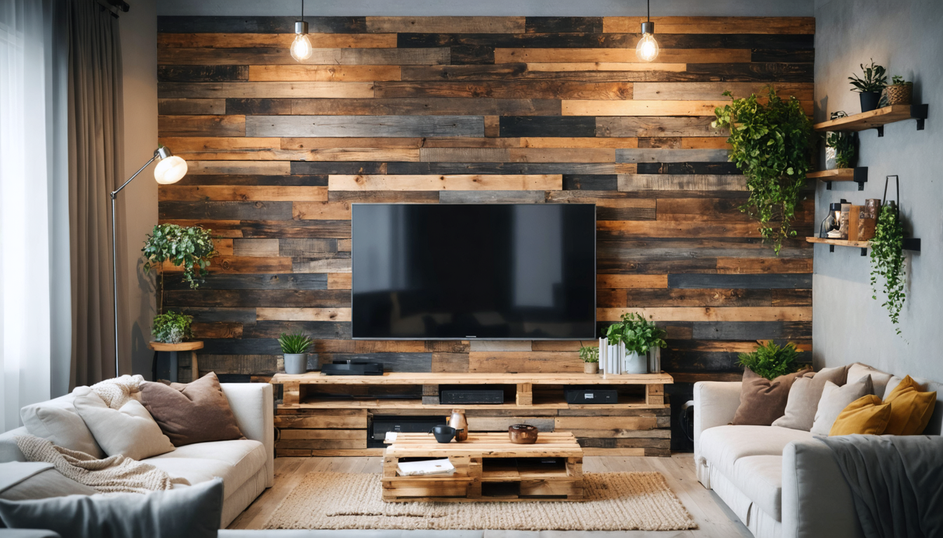 découvrez comment créer une paroi tv en palettes de bois avec notre guide simple et économique pour embellir votre intérieur avec style et créativité.