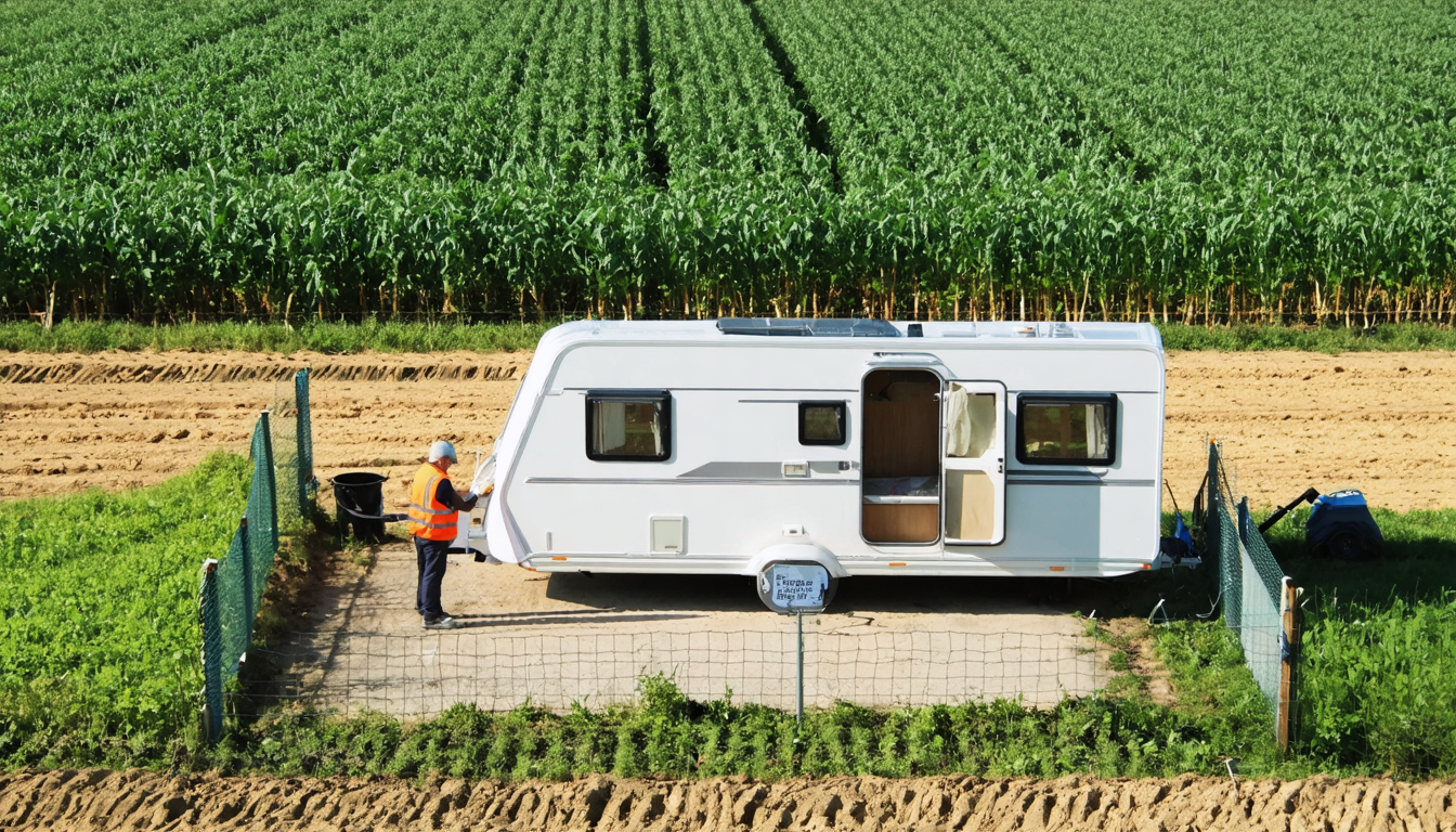 découvrez les règles à respecter et les limites à connaître pour installer une caravane sur un terrain agricole en toute légalité et sécurité.