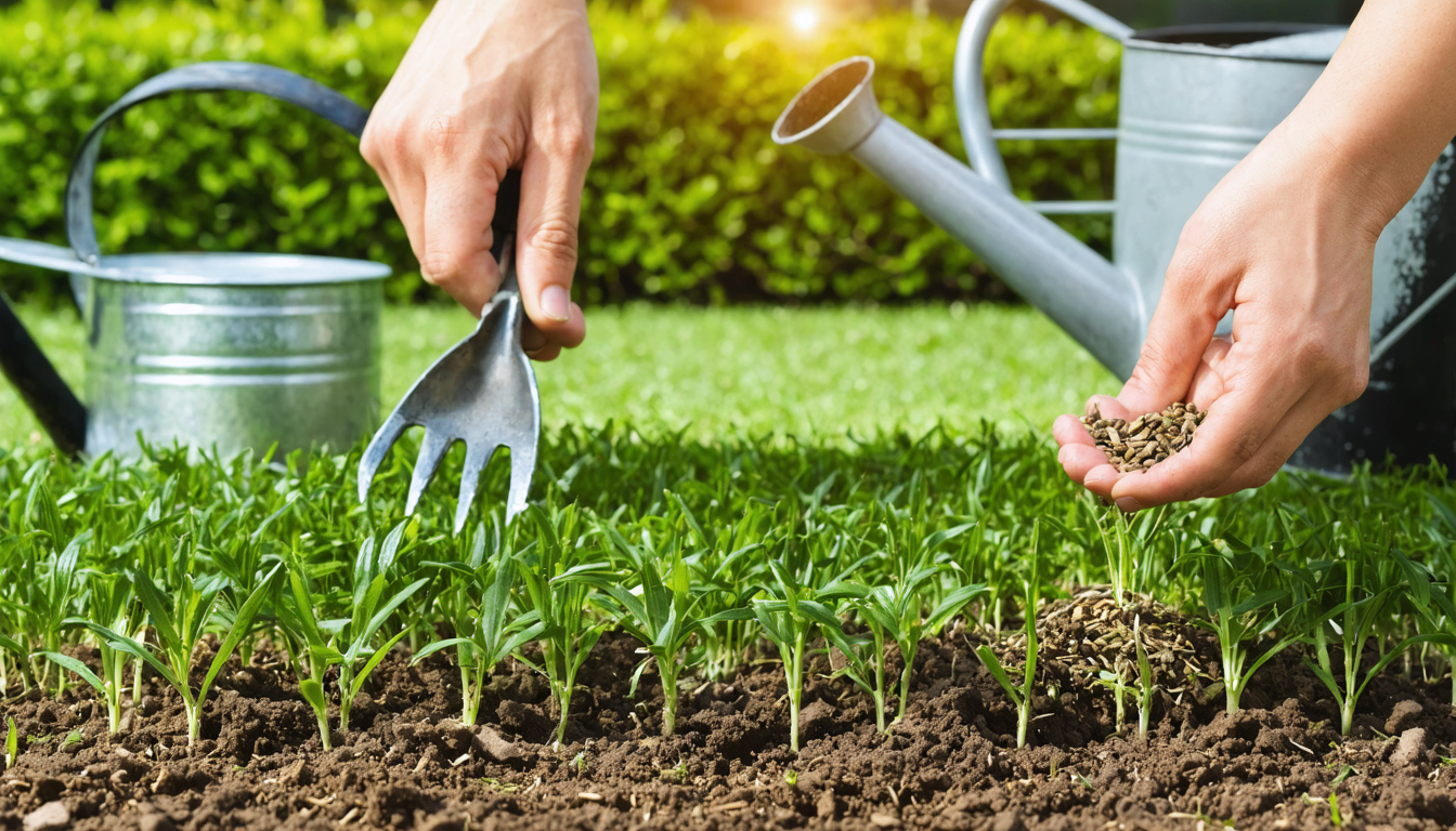 découvrez des techniques simples pour planter une pelouse sans labour et obtenir un gazon dense et uniforme rapidement, sans effort ni matériel lourd.