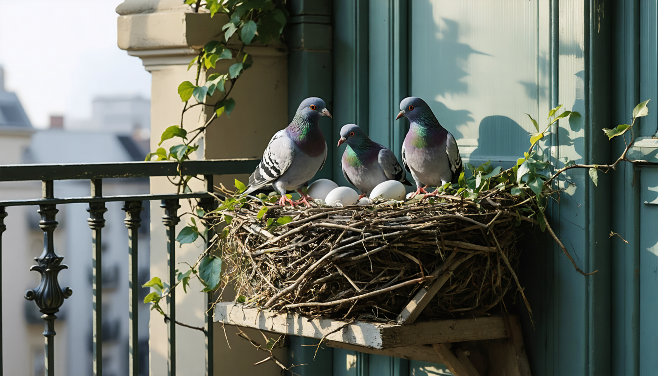 découvrez la signification et les symboles liés à la présence d'un nid de pigeon sur votre balcon, ainsi que les interprétations essentielles pour mieux comprendre ce phénomène.