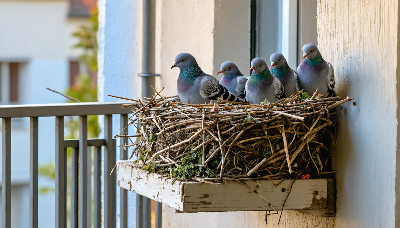 découvrez la signification et les symboles liés à la présence d'un nid de pigeon sur votre balcon, ainsi que les interprétations essentielles pour mieux comprendre ce phénomène.