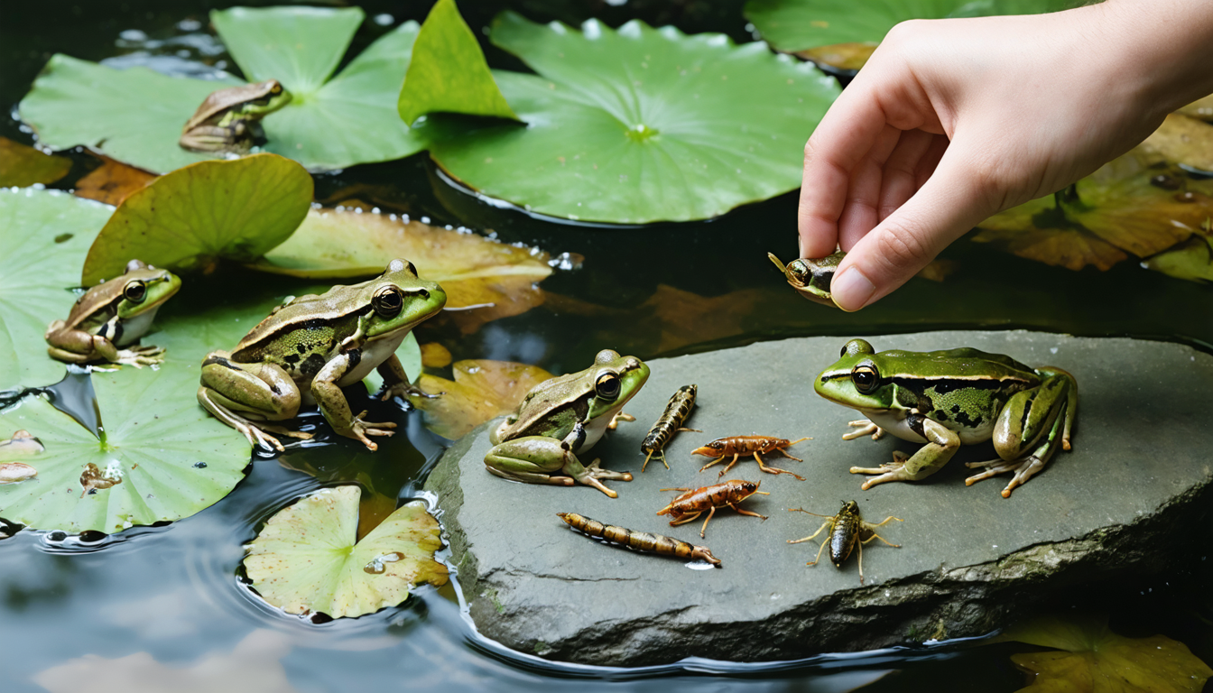 découvrez comment offrir une alimentation naturelle adaptée aux grenouilles dans un bassin, avec des conseils pratiques pour leur apporter les meilleurs aliments et assurer leur bien-être.