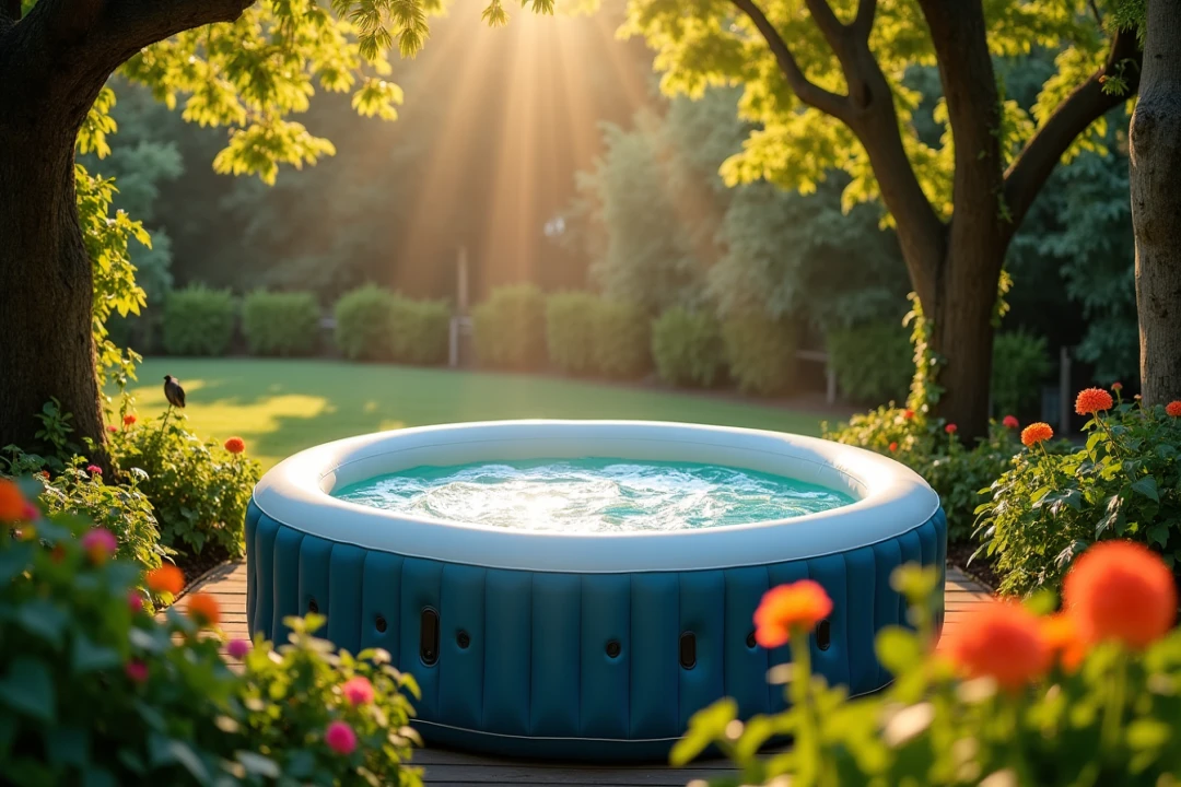 Profitez d'un spa gonflable 4 places pour vos moments de détente
