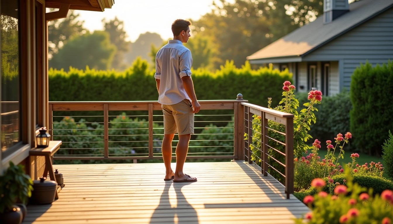 Terrasse en surplomb chez le voisin : comprendre les règles et distances légales à respecter