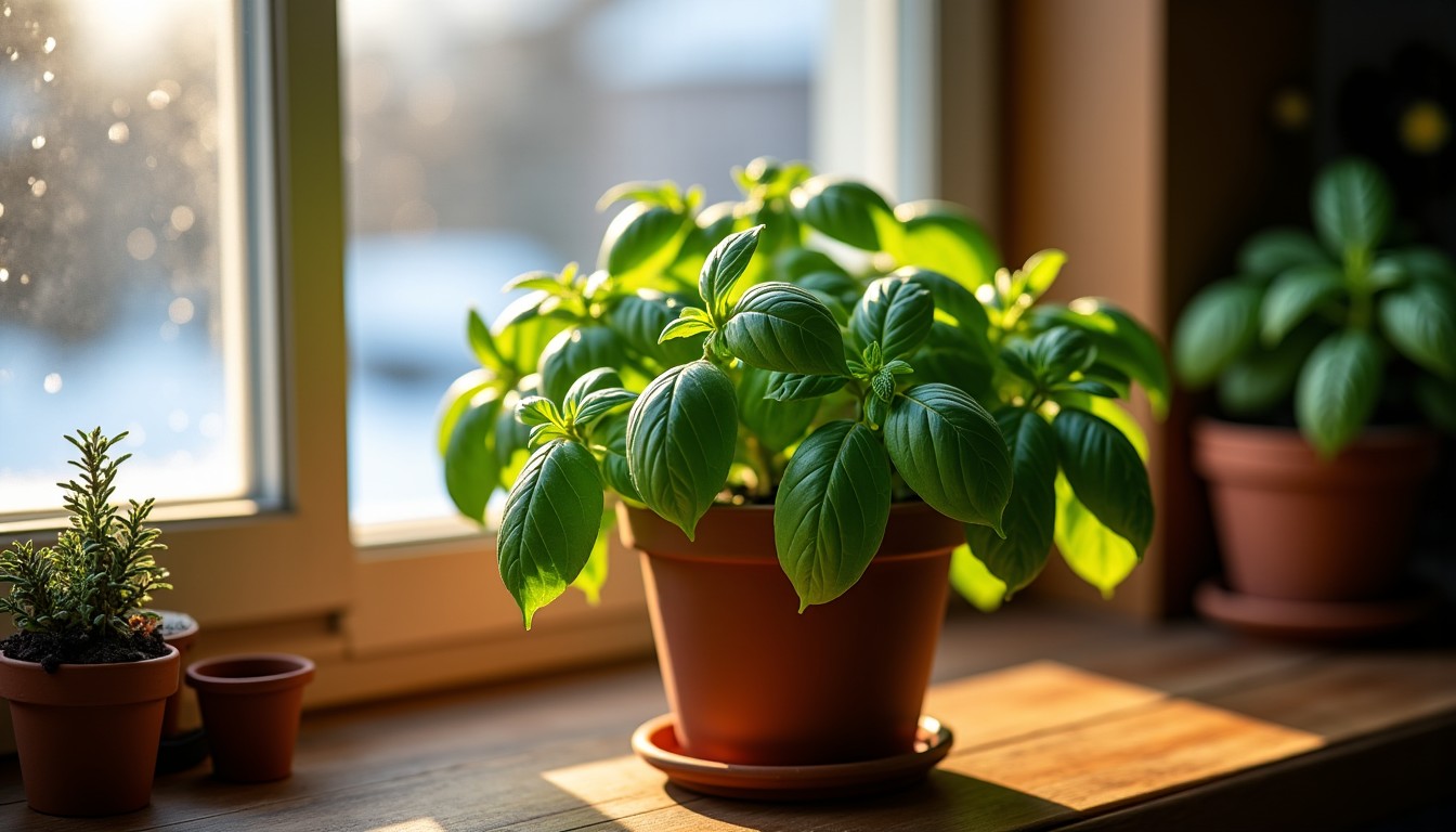 Basilic en hiver : astuces pour bien protéger et entretenir votre plante durant la saison froide