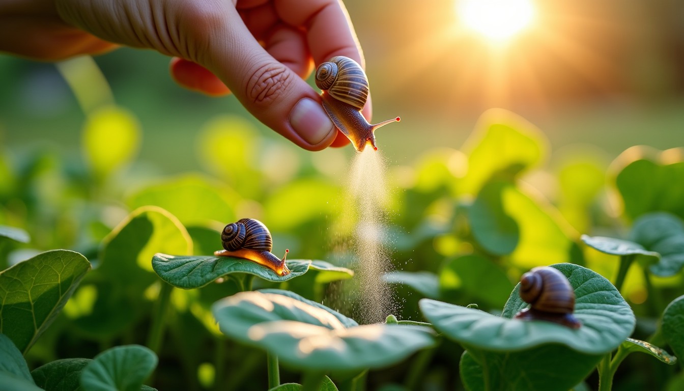 Bicarbonate de soude : une solution naturelle pour lutter contre les escargots, mode d'emploi et résultats